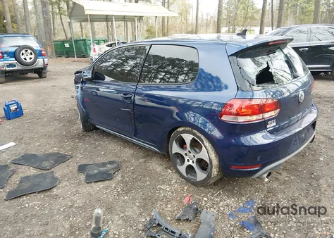 2012 Volkswagen Gti 2-Door из США, поврежденный, VIN WVWED7AJ6CW324713